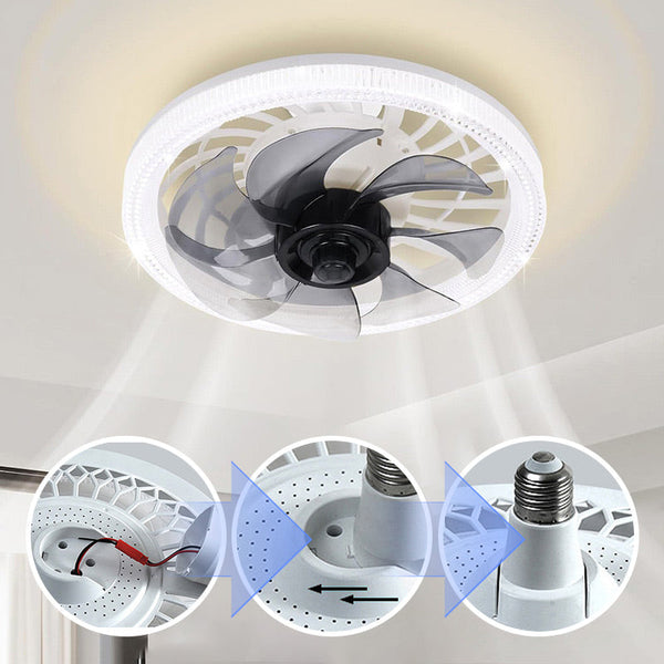 Remote-Controlled Adjustable Ceiling Fan Light