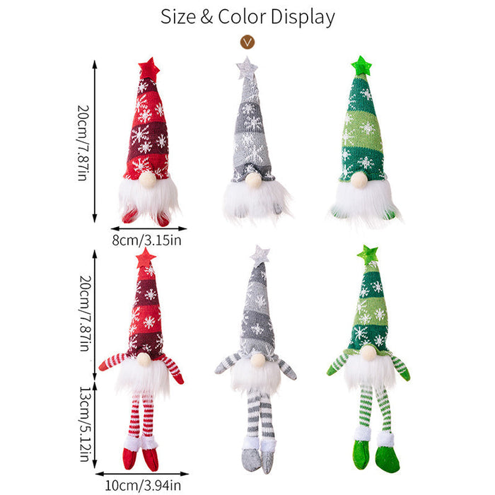 🎁Early Xmas Sales 🎅Faceless Christmas Gnome Doll Lights Hanging Ornament