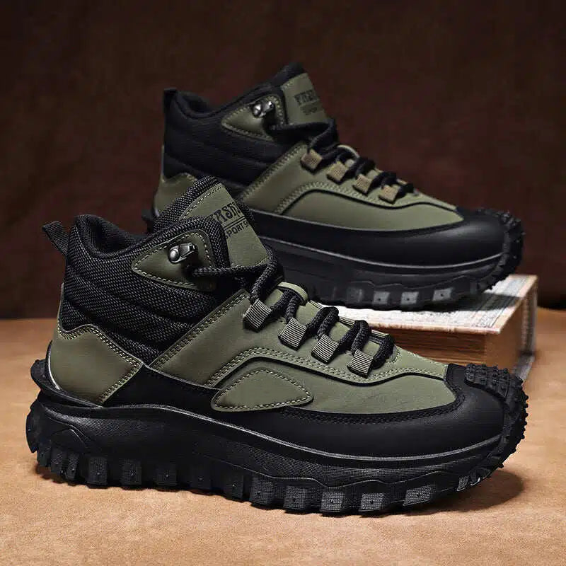 Retro Hiking Boots - Waterproof & Outdoor Friendly