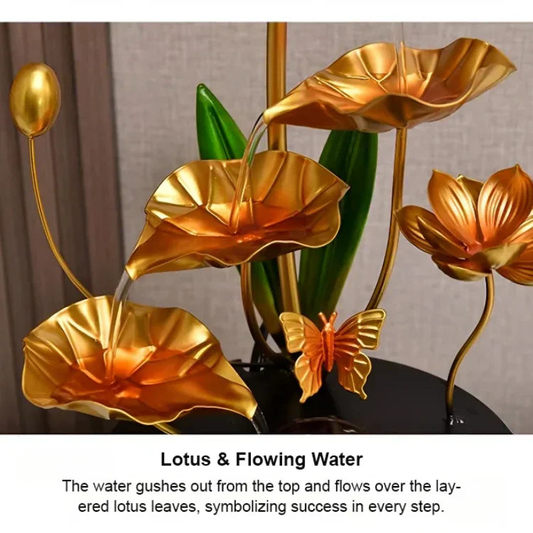 🔥Creative luxury ornament in the shape of an aquarium with lotus