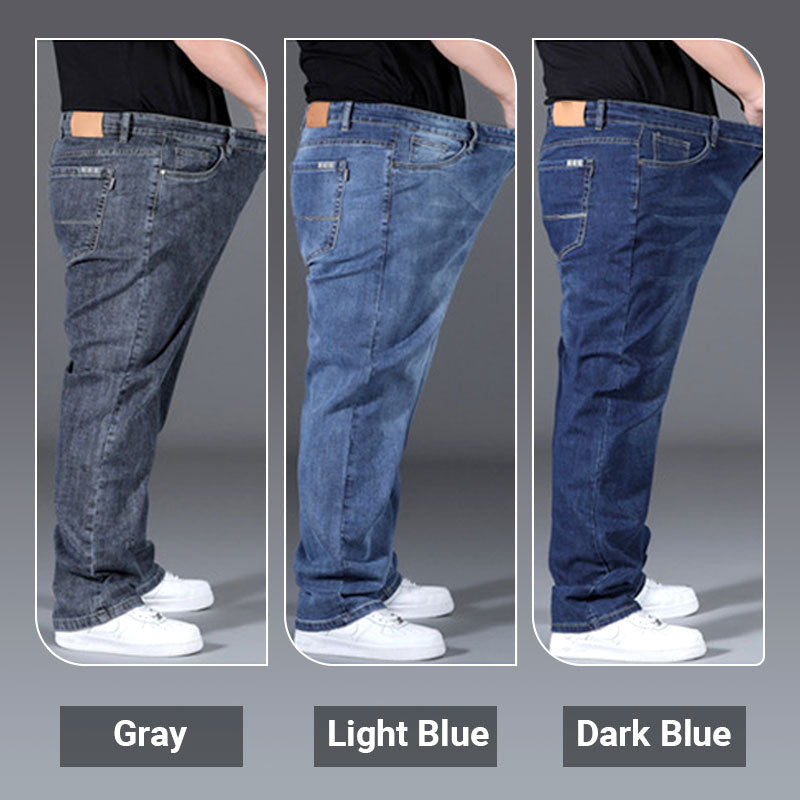 ⏰Stylish Loose High Stretch Straight Leg Jeans