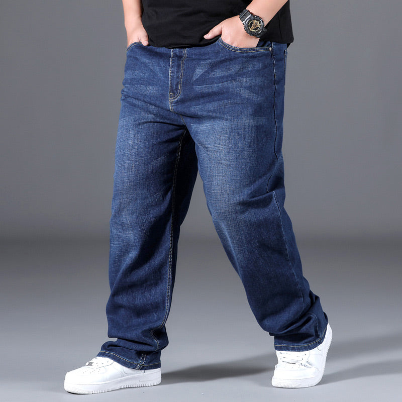 ⏰Stylish Loose High Stretch Straight Leg Jeans