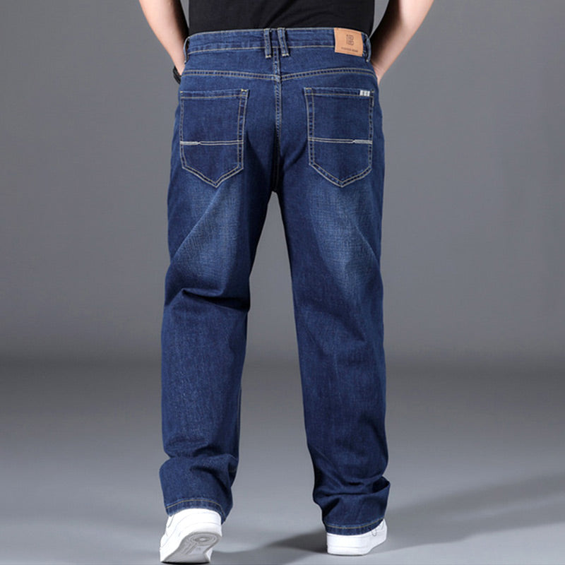 ⏰Stylish Loose High Stretch Straight Leg Jeans