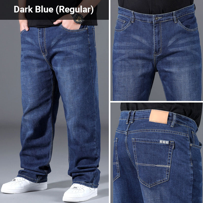 ⏰Stylish Loose High Stretch Straight Leg Jeans