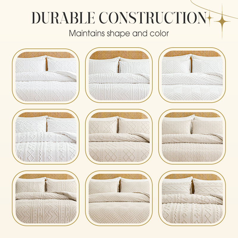 🎄Christmas Luxury Gift｜3-Piece Cutwork Bedding Set - Wrap Your Loved Ones in Holiday Elegance 🛏️🎁