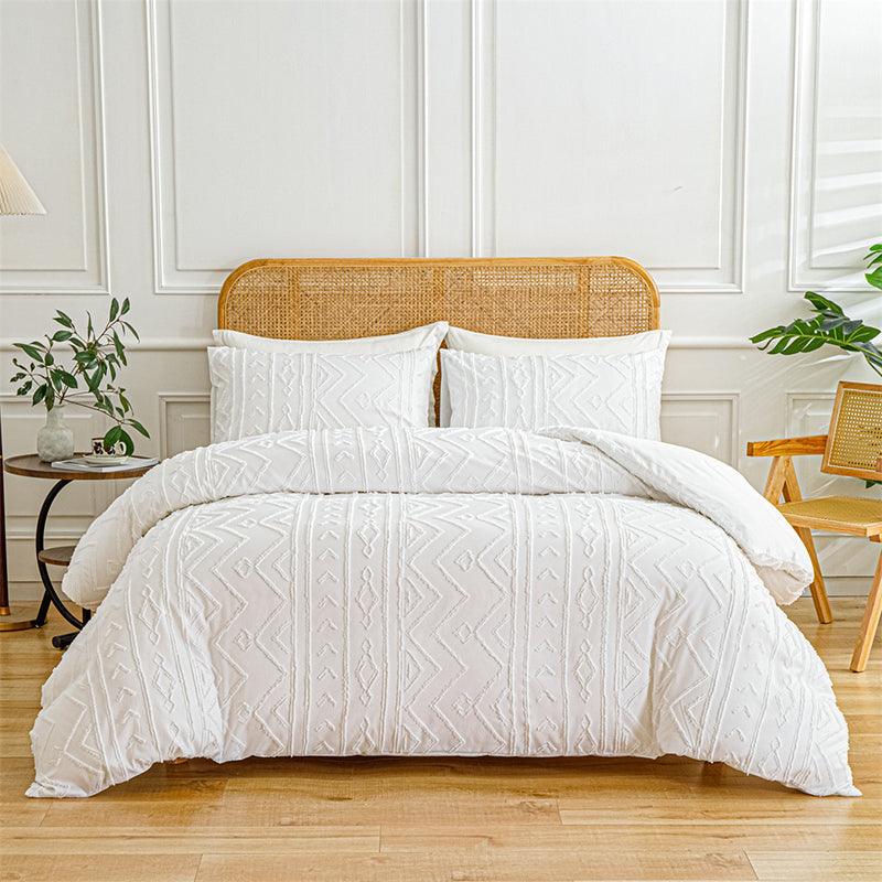 🎄Christmas Luxury Gift｜3-Piece Cutwork Bedding Set - Wrap Your Loved Ones in Holiday Elegance 🛏️🎁