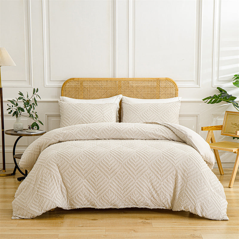 🎄Christmas Luxury Gift｜3-Piece Cutwork Bedding Set - Wrap Your Loved Ones in Holiday Elegance 🛏️🎁