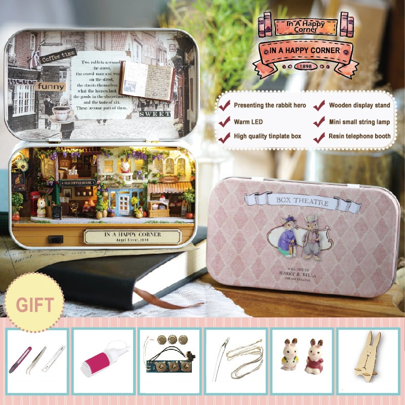 🎁Box Theater Doll House DIY Kit