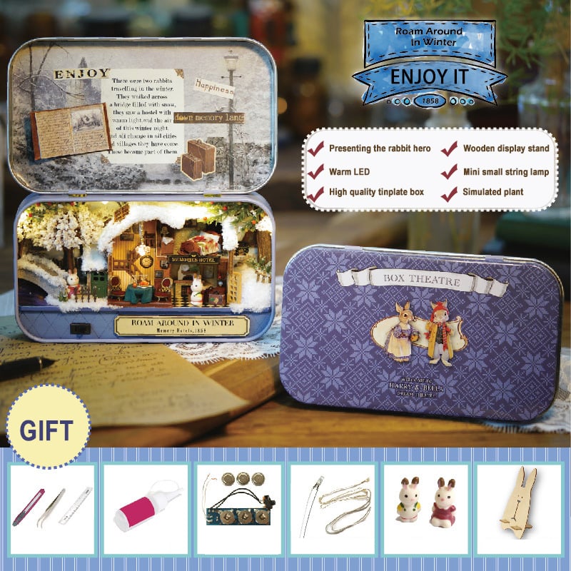 🎁Box Theater Doll House DIY Kit