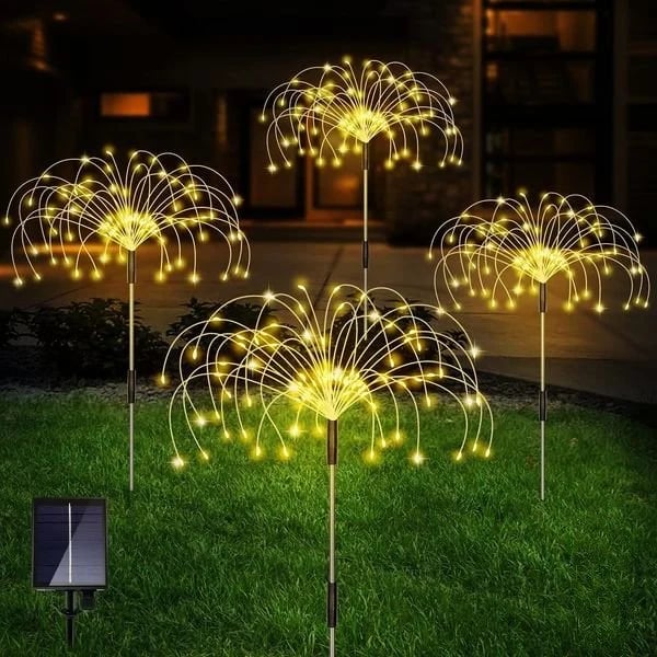 📢📢BIG SALE-BUT 2 GET 1 FREE !⏰⏰Waterproof Solar Garden Fireworks Lamp
