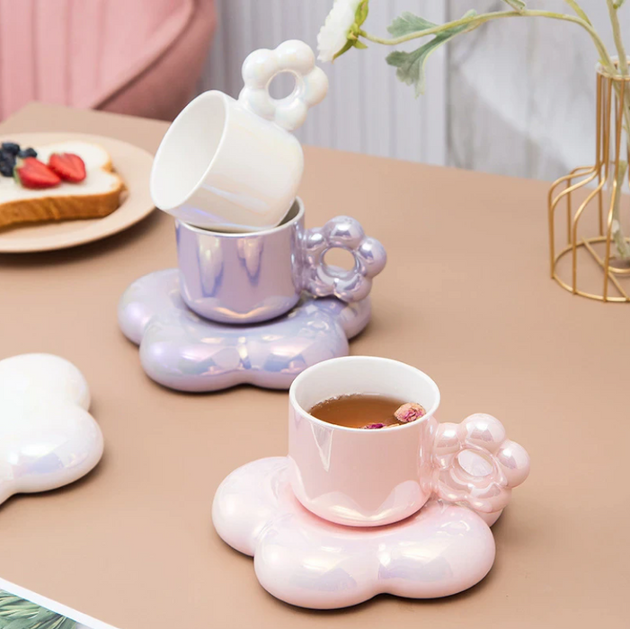 Sakura Mochi Cloud Mug & Coaster Set