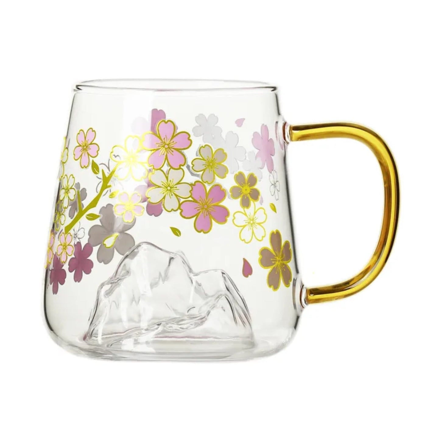 Mount Sakura Color Changing Glass Mug