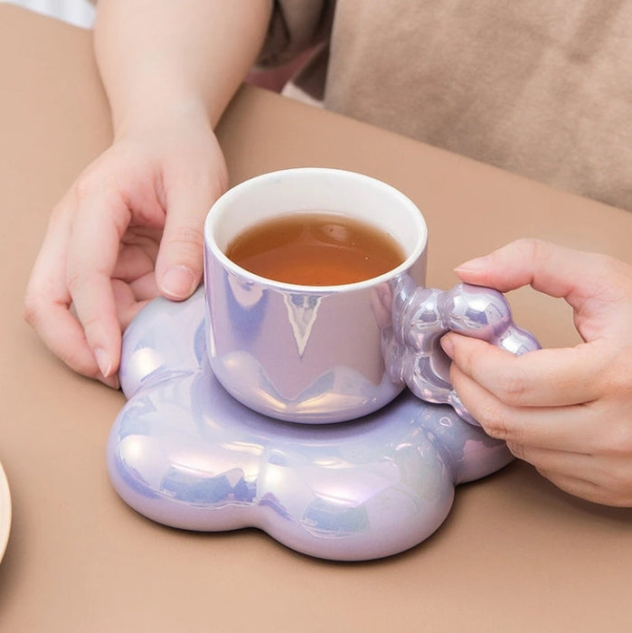 Sakura Mochi Cloud Mug & Coaster Set