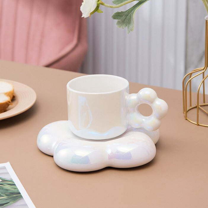 Sakura Mochi Cloud Mug & Coaster Set